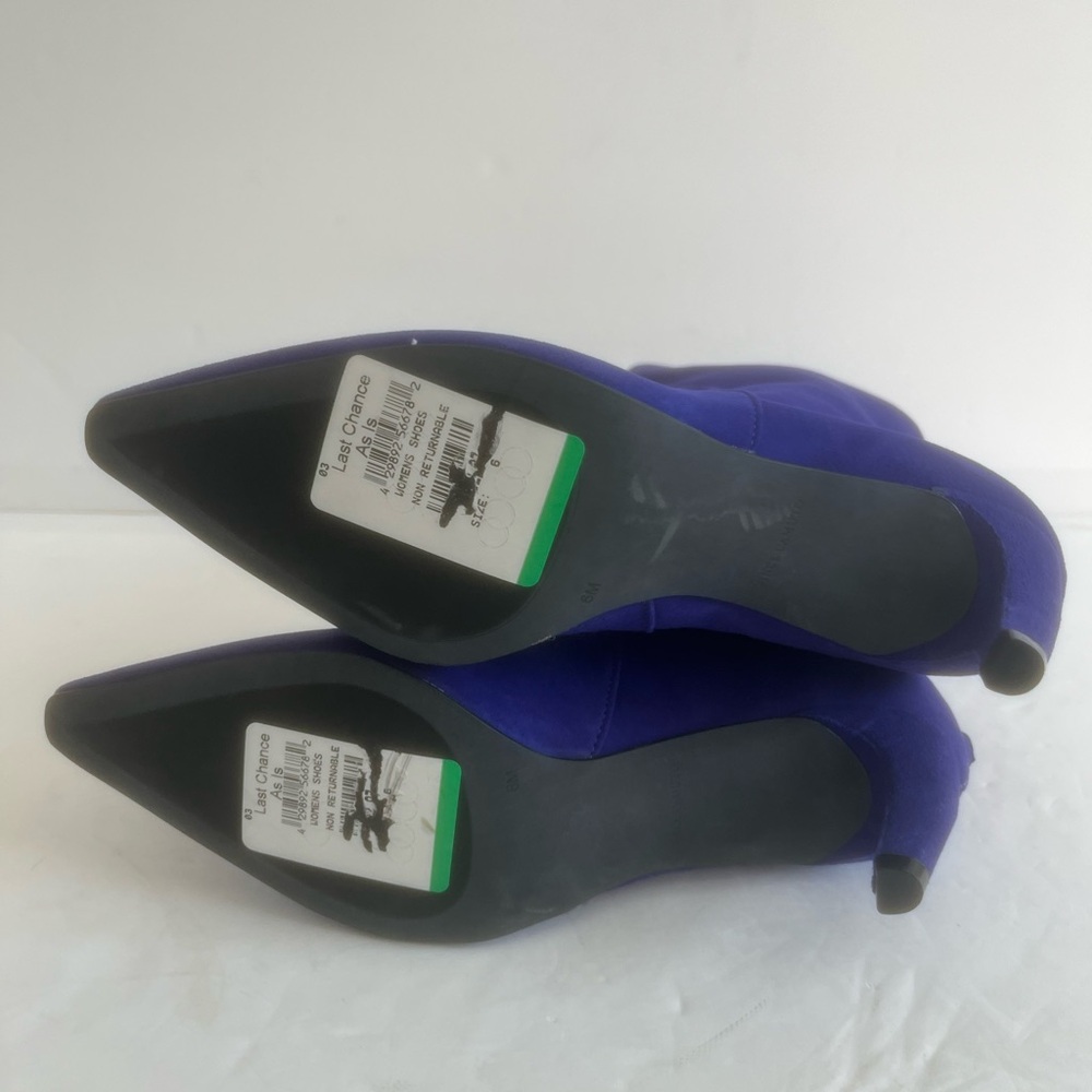 Vince Camuto Women Quindele Purple Suede Mid Shaft Kitten Heel Boot Size 6 NWT - Picture 10 of 10